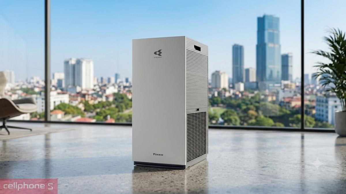 Máy lọc không khí Daikin Twin Streamer 62m² MC80ZVM7 Nhập khẩu Malaysia - Công nghệ lọc kép Twin Streamer, Ion Plasma và phin lọc TAFU-HEPA