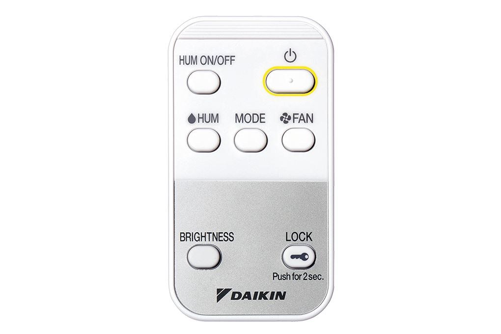 Máy lọc không khí tạo ẩm Daikin Streamer 41m² MCK555AVMVW – Màu Trắng - Bảng điều khiển