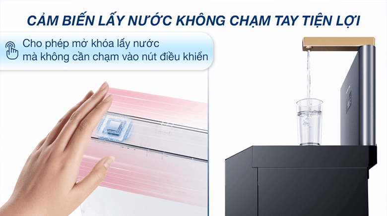 may-loc-nuoc-ro-toshiba-twp-w2398svn-m - Điều khiển cảm ứng từ xa, không chạm