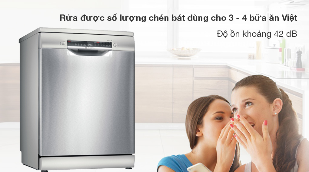 Máy rửa bát độc lập Bosch SMS4HMI07E - Công suất Máy rửa bát độc lập Bosch SMS4HMI07E - Công suất