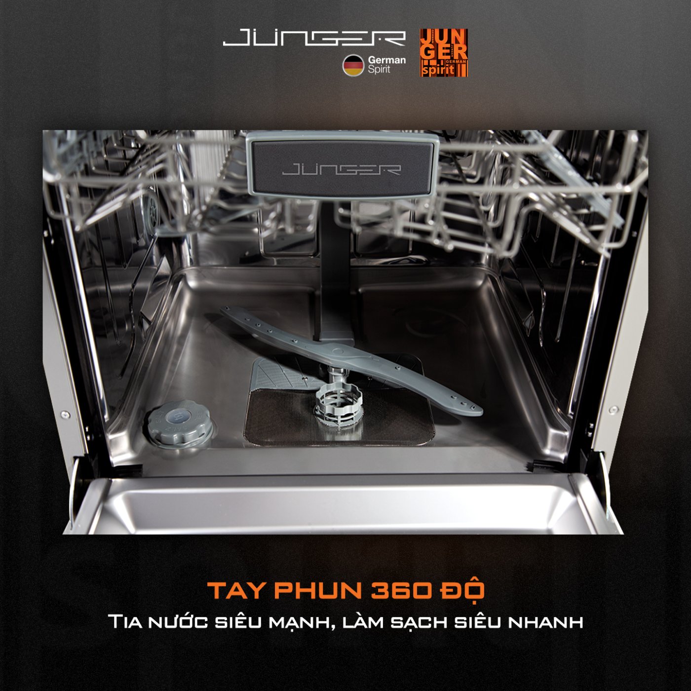 Máy rửa bát Junger DWJ-450