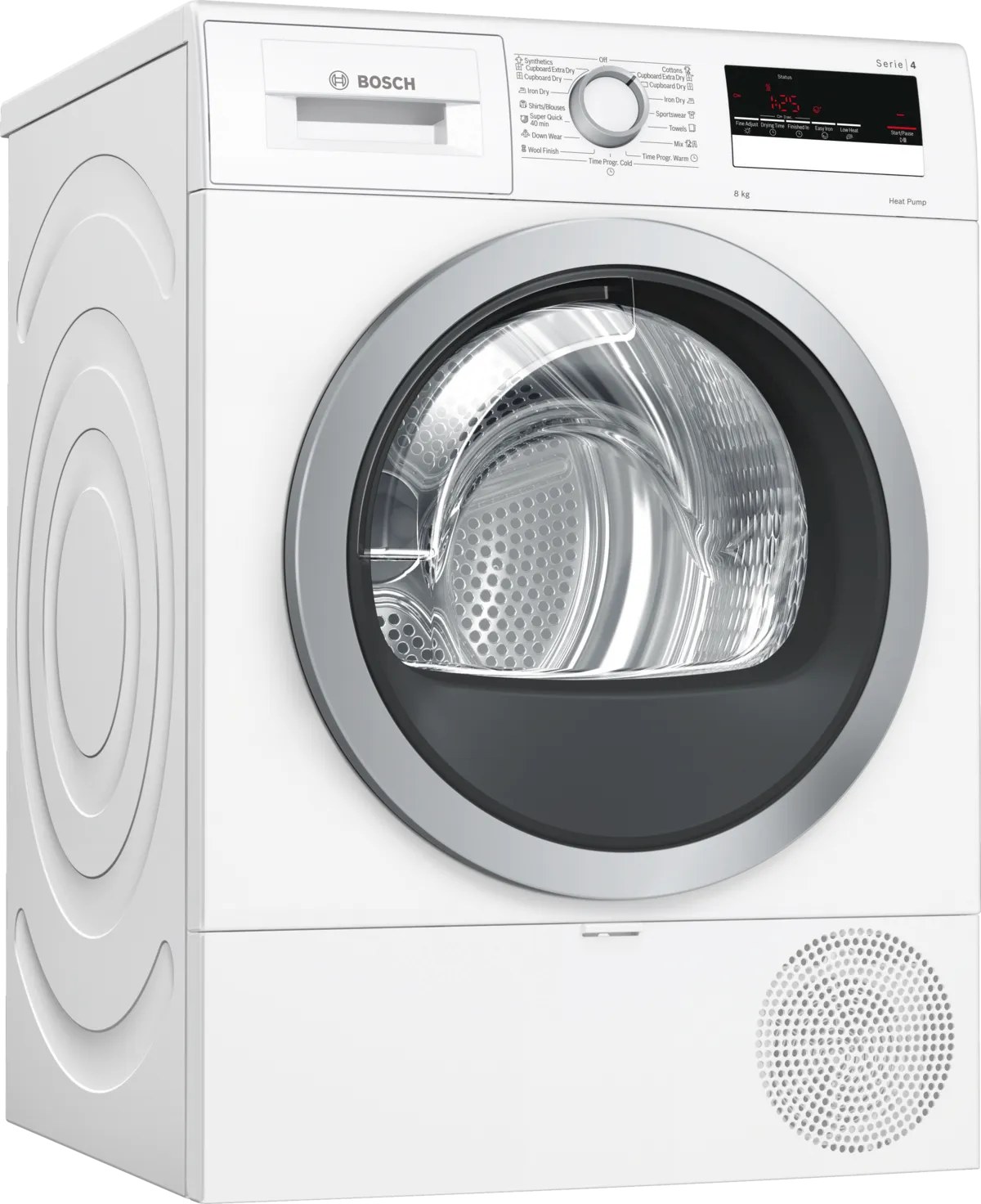 Máy Sấy Bơm Nhiệt Bosch Serie 4 8 Kg WTR85V00SG Xuất xứ Ba Lan - AutoDry tự động nhận biết độ khô
