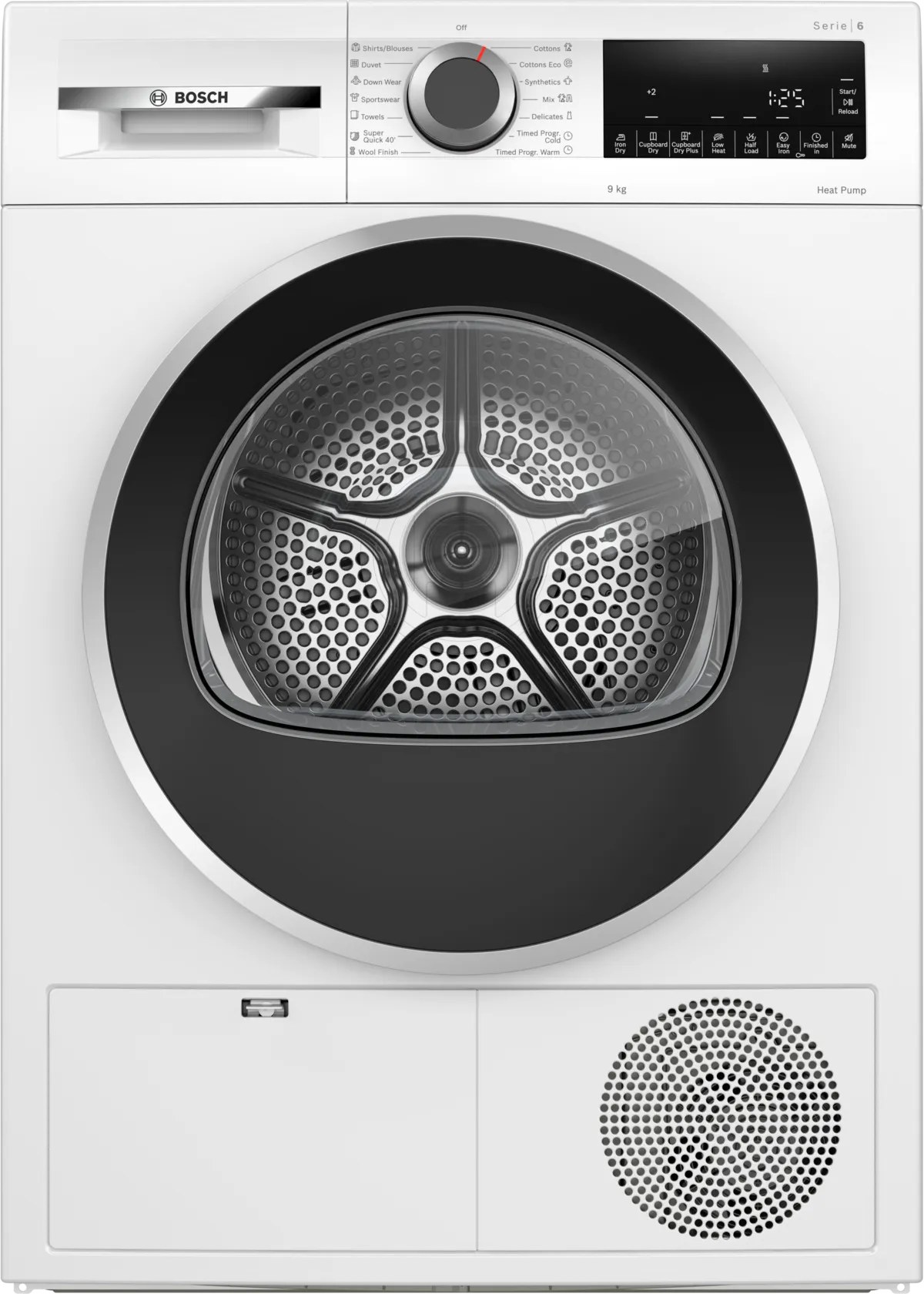 Máy Sấy Bơm Nhiệt Bosch Serie 6 9 Kg WQG24200SG - Công nghệ sấy bơm nhiệt tiết kiệm điện