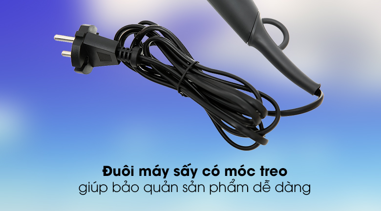 Máy sấy tóc Philips BHD350/10 - Móc treo tiện cất giữ