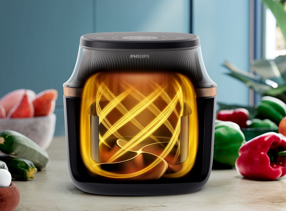 Nồi Chiên Không Dầu Philips NA342/00 7.2 Lít - Rapid Air Plus