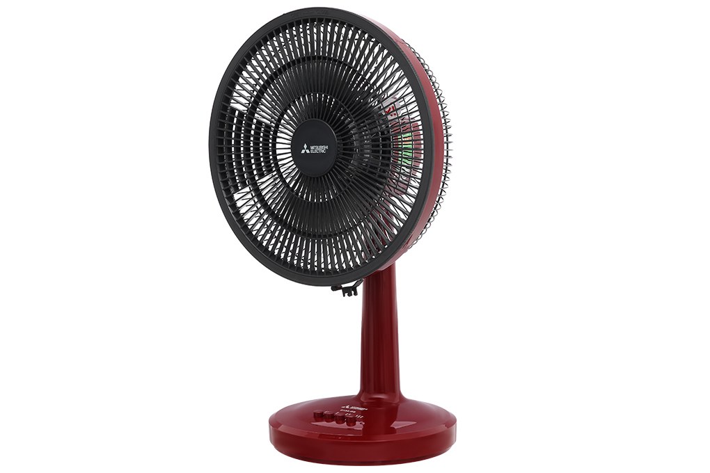 Quạt bàn Mitsubishi 5 cánh 30cm D12A-GB Hàng Thái Lan - Nút nhấn giúp điều chỉnh trực tiếp