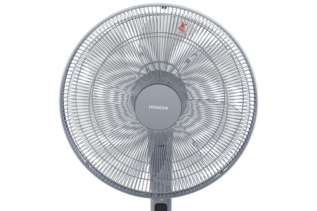 Quạt đứng Hitachi 7 cánh động cơ DC điều khiển từ xa 40cm LF-D6RCGM – Màu Xám - Mức gió và chế độ gió