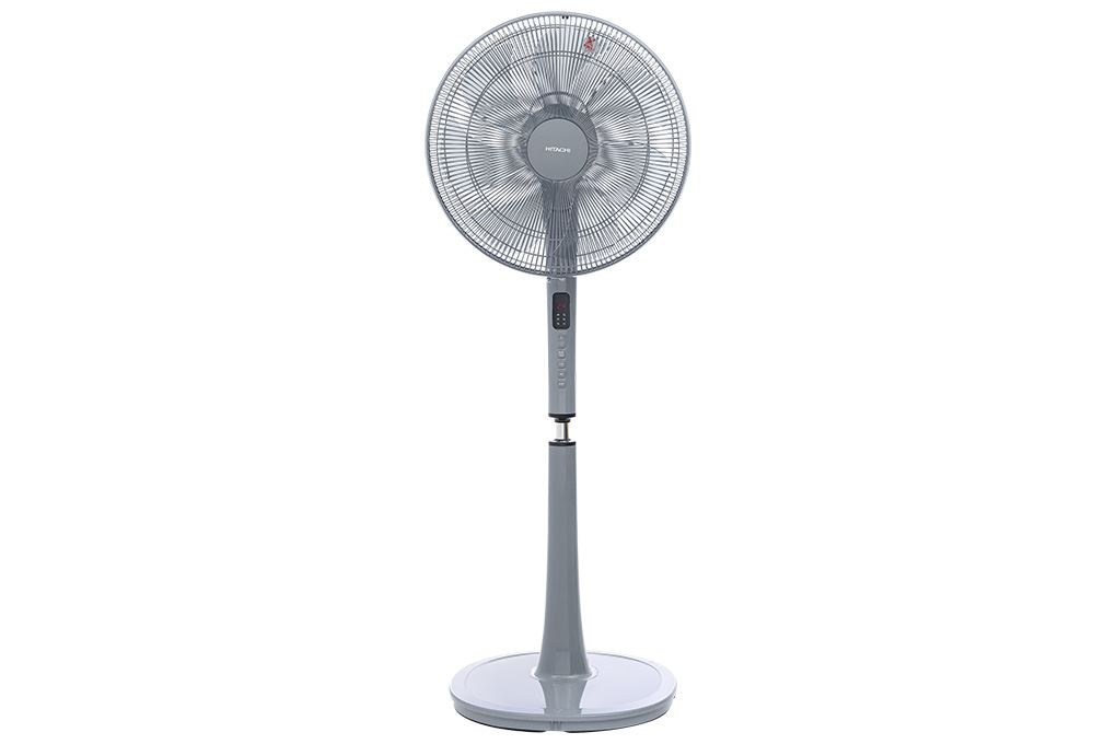 Quạt đứng Hitachi 7 cánh động cơ DC điều khiển từ xa 40cm LF-D6RCGM – Màu Xám - Thiết kế