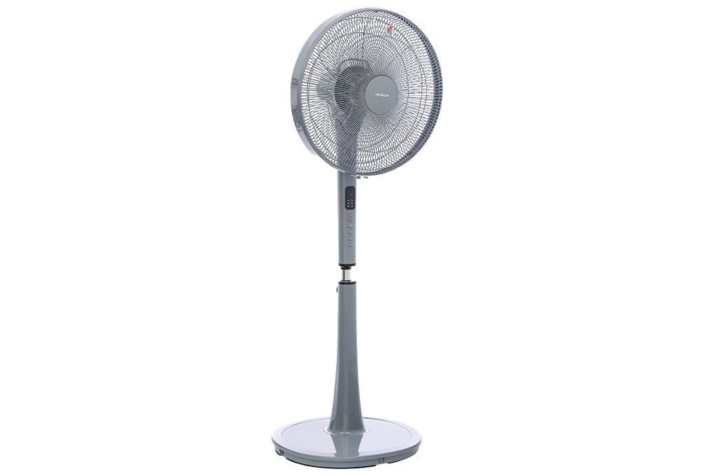 Quạt đứng Hitachi 7 cánh động cơ DC điều khiển từ xa 40cm LF-D6RCGM – Màu Xám - Tiện ích