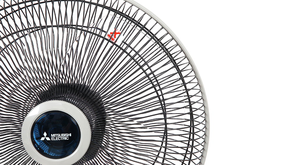 Quạt đứng Mitsubishi LV16-RA SF-GY xám nhạt - lồng quạt Quạt đứng Mitsubishi LV16-RA SF-GY xám nhạt - lồng quạt
