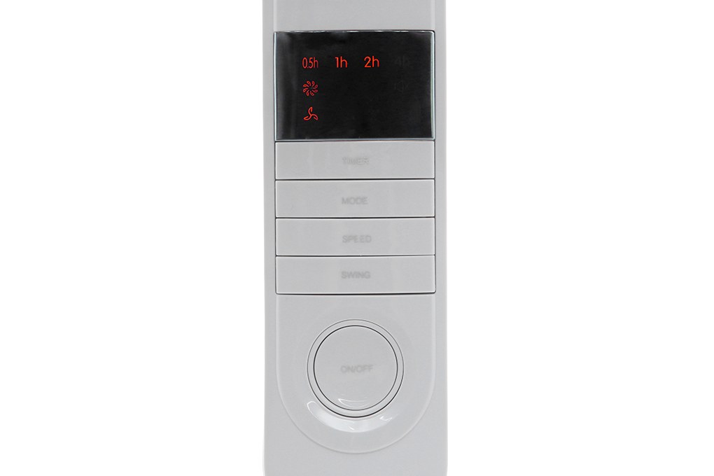 Quạt đứng Toshiba 5 cánh điều khiển từ xa 40cm F-LSA20(H)VN – Màu Xám - Bảng điều khiển nút nhấn có màn hình hiển thị giúp quan sát và điều chỉnh chế độ dễ dàng