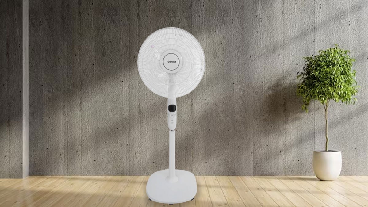 Quạt đứng Toshiba 9 cánh động cơ DC điều khiển từ xa 40cm F-LSD10(H)VN – Màu Xám - Lồng quạt có thể tháo rời giúp việc làm sạch, vệ sinh lồng quạt, cánh quạt đơn giản hơn