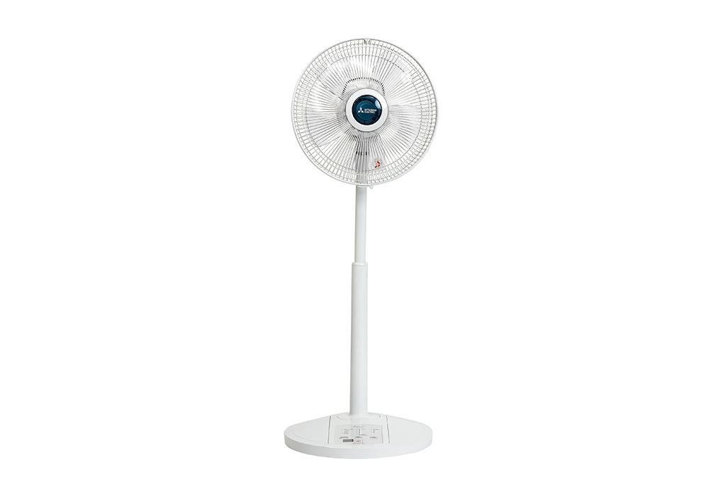 Quạt lửng Mitsubishi 5 cánh 30cm R12-HRC Hàng Thái Lan - Motor bạc đạn không chổi than duy trì vận hành ổn định