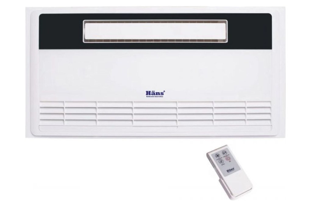 Quạt mát âm trần Hans tích hợp thông gió điều khiển từ xa 123W H20R - Điều khiển từ xa