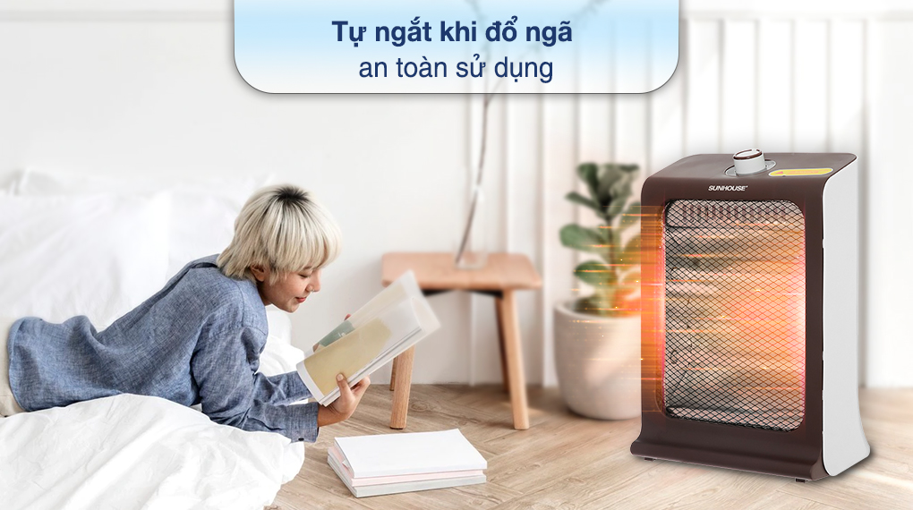 Quạt sưởi hồng ngoại Sunhouse SHD7023 - Tiện ích Quạt sưởi hồng ngoại Sunhouse SHD7023 - Tiện ích