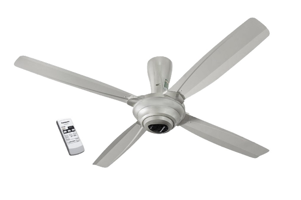 Quạt trần Panasonic 4 cánh điều khiển từ xa 140cm F-56MPG Nhập khẩu Malaysia - Sải cánh 140cm, gió mạnh và êm