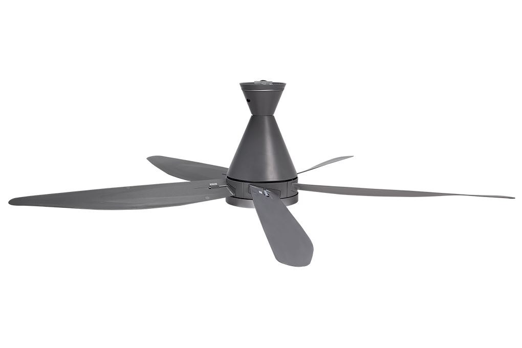 Quạt trần Panasonic 5 cánh động cơ DC điều khiển từ xa 150cm F-60HAN - Sải cánh 150cm, gió mạnh và êm