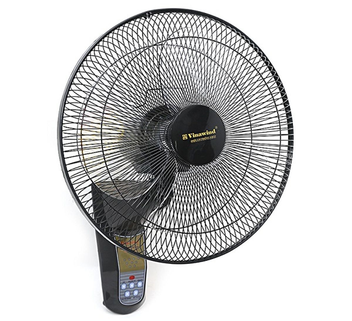 Quạt treo tường Vinawind có điều khiển 400mm QTT400X-HĐ - Thiết kế chắc chắn, phù hợp phòng ngủ