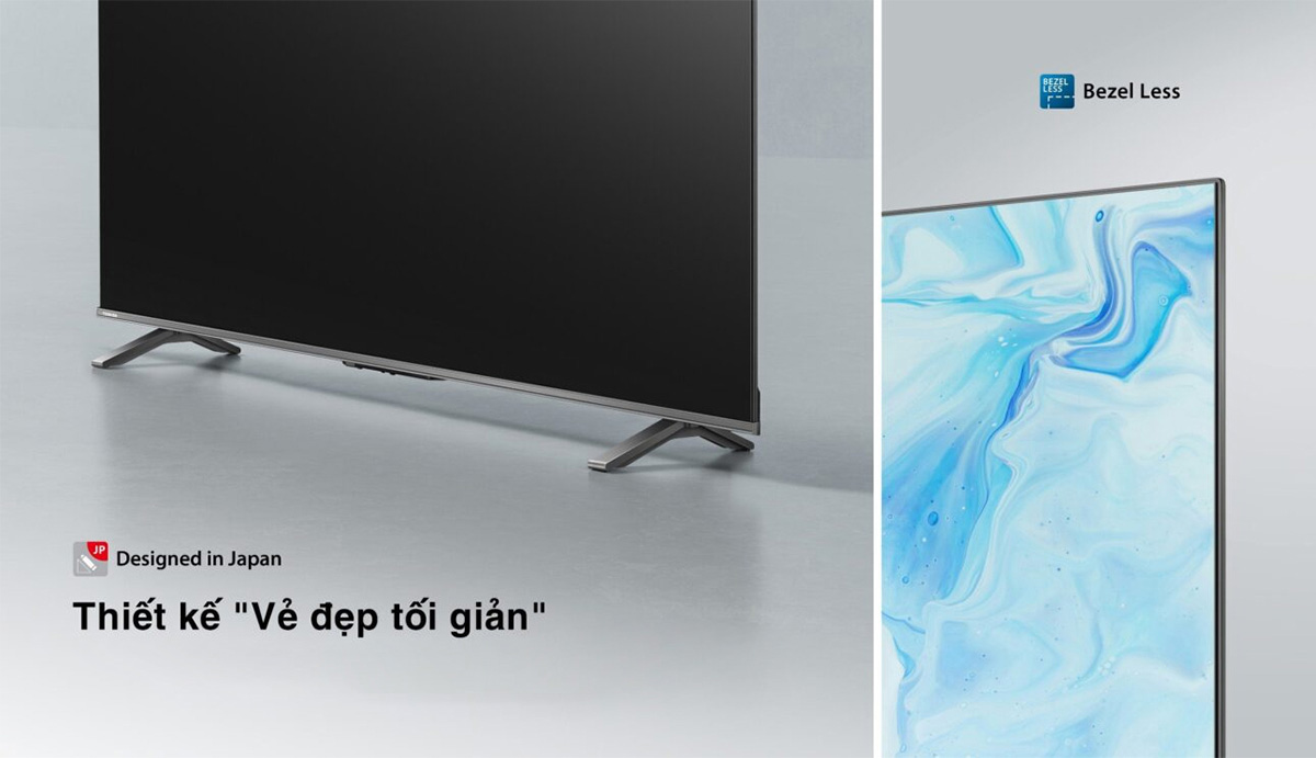Toshiba 50E330NP có thiết kế tối giản và thanh lịch Smart Tivi Toshiba 4K 50E330NP
