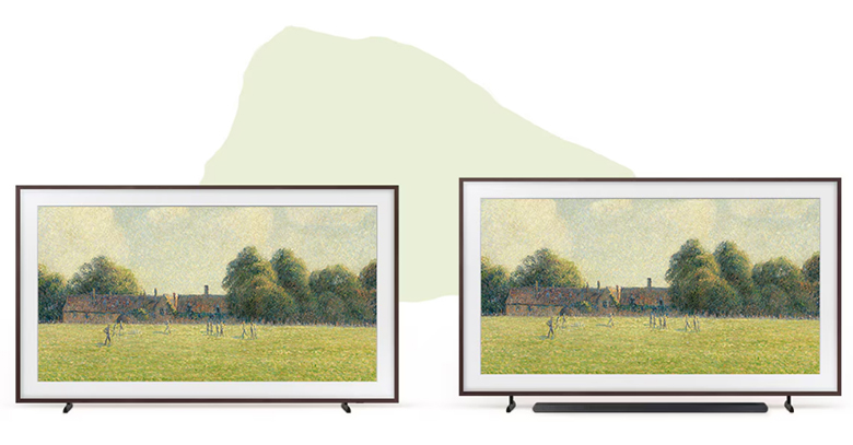 Chân đế điều chỉnh độ cao - Smart Tivi Khung Tranh The Frame QLED Samsung 4K Vision AI 55 inch QA55LS03F