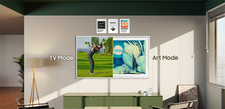 Công nghệ QLED - Smart Tivi Khung Tranh The Frame QLED Samsung 4K Vision AI 55 inch QA55LS03F