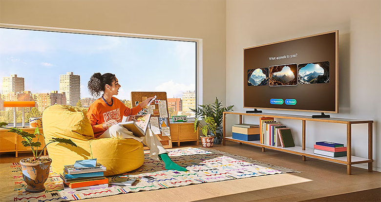 Ứng dụng SmartThings - Smart Tivi Khung Tranh The Frame QLED Samsung 4K Vision AI 65 inch QA65LS03F