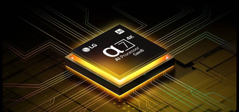 Smart Tivi UHD AI LG 4K 50 Inch 50UA8450PSA - Bộ xử lý α7 AI Processor 4K Gen8