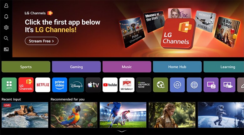 Smart Tivi LG NANO AI 4K 50 inch 50NU85CBPSA Mới 2026 - Hệ điều hành webOS 26 nhiều tính năng AI