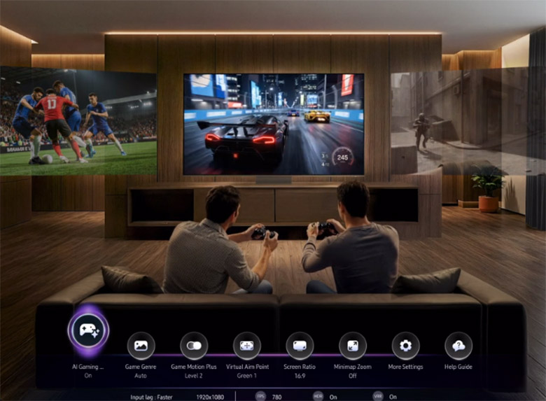 Smart Tivi Neo QLED Samsung AI 4K 85 inch QA85QN70HA - Motion Xcelerator và AI Gaming Optimizer