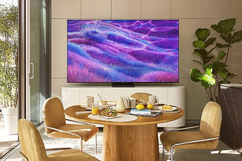 Smart Tivi Neo QLED Samsung 4K Vision AI 55 Inch QA55QN80F - Thiết kế hiện đại, tinh tế cho mọi không gian