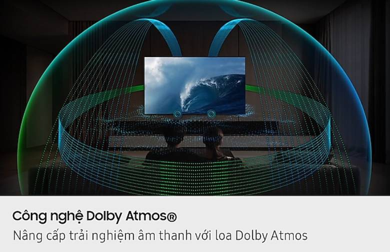 Smart Tivi Neo QLED Samsung 4K Vision AI 75 Inch QA75QN85F - Âm thanh vòm sống động với công nghệ Dolby Atmos và OTS+&nbsp;