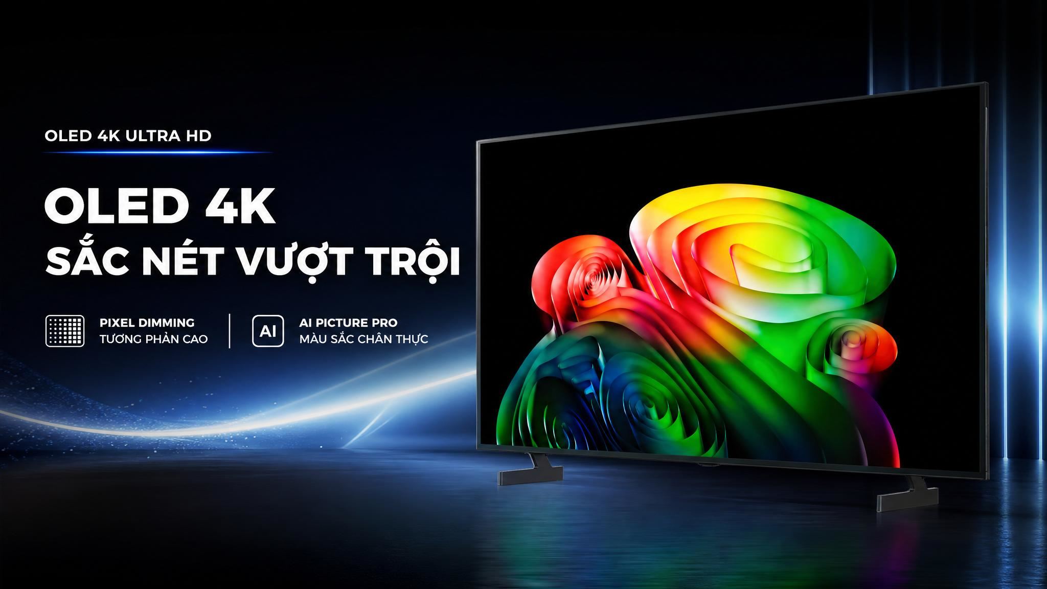 Smart Tivi OLED LG AI 4K 65 inch OLED65B6PSA [65B6PSA] Mới 2026 - AI HDR Remastering – chiều sâu chuẩn HDR