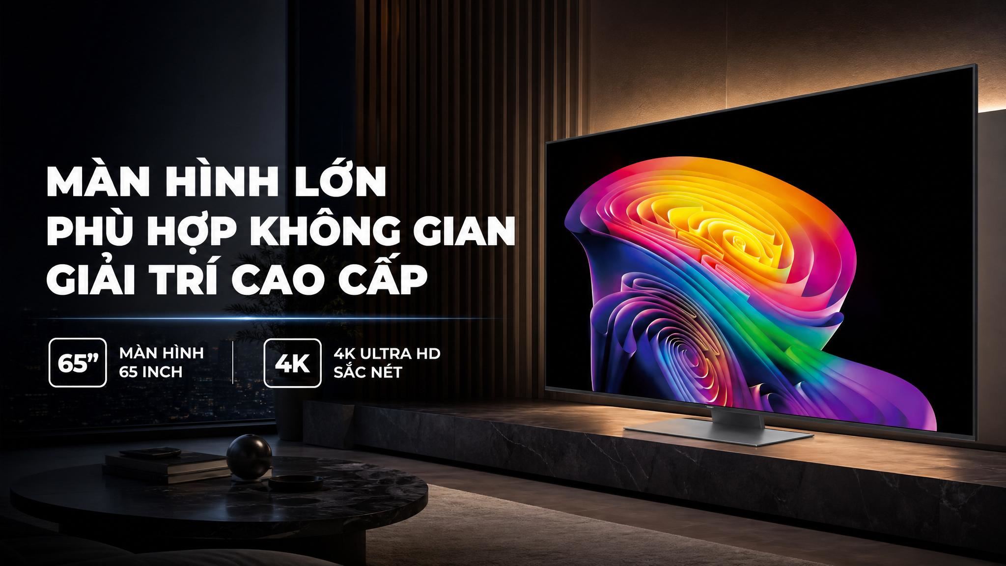 Smart Tivi OLED LG AI 4K 65 inch OLED65C6PSA [65C6PSA] Mới 2026 - Thiết kế sang trọng, dễ bố trí
