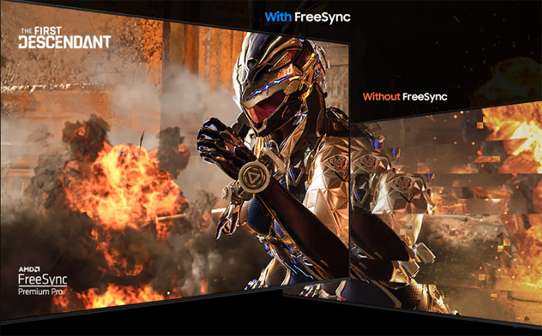 Công nghệ FreeSync - Smart Tivi Samsung OLED 4K Vision AI 65 inch QA65S90F