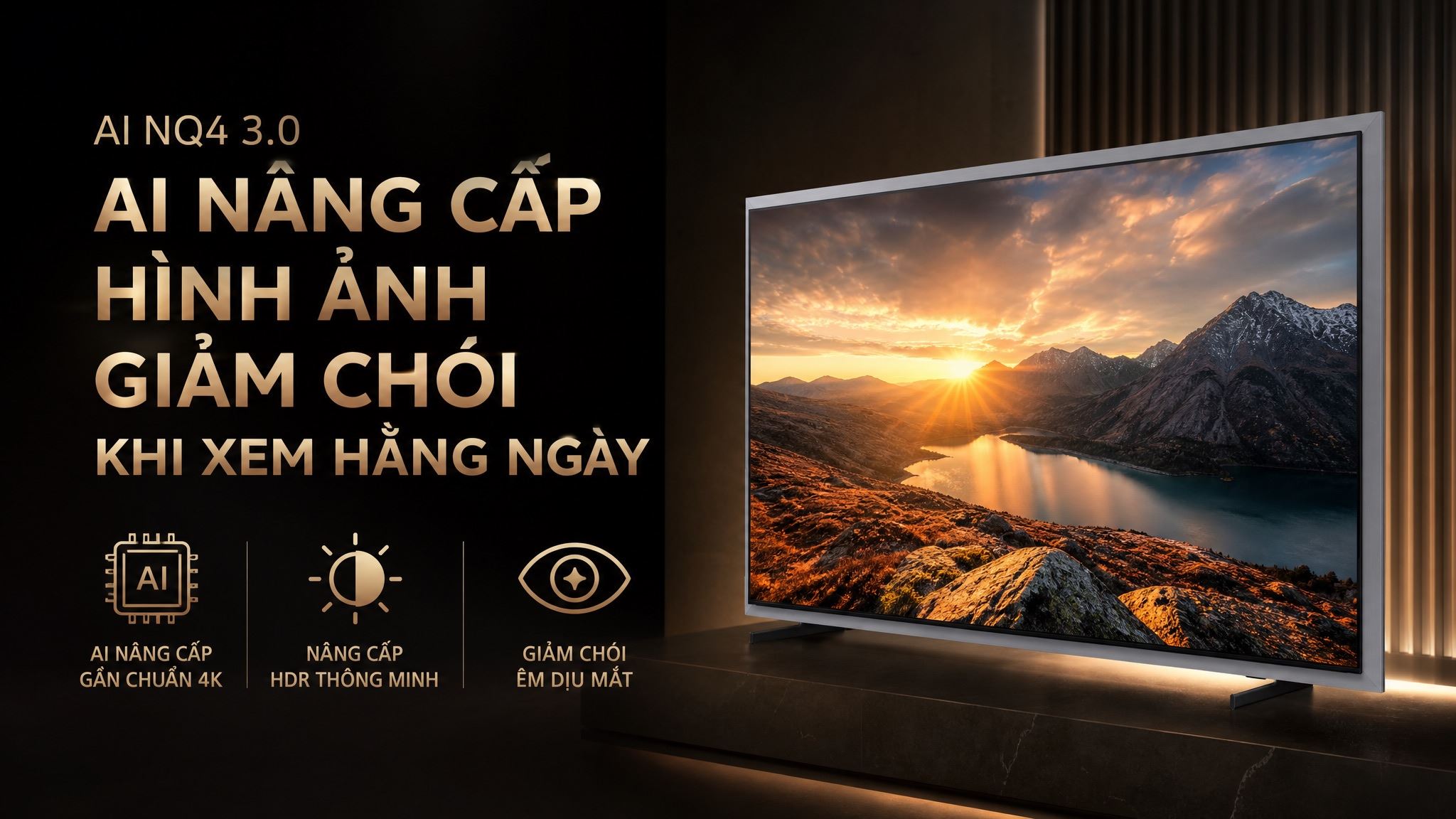 Smart Tivi OLED Samsung AI 4K 65 inch QA65S95HX [65S95HX] Mới 2026 - AI nâng cấp hình ảnh, chống chói