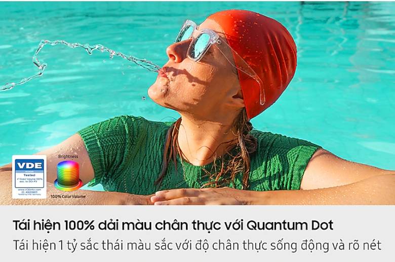 Smart Tivi Samsung QLED Vision AI 4K 75 inch QA75Q7FA - Công nghệ Quantum Dot