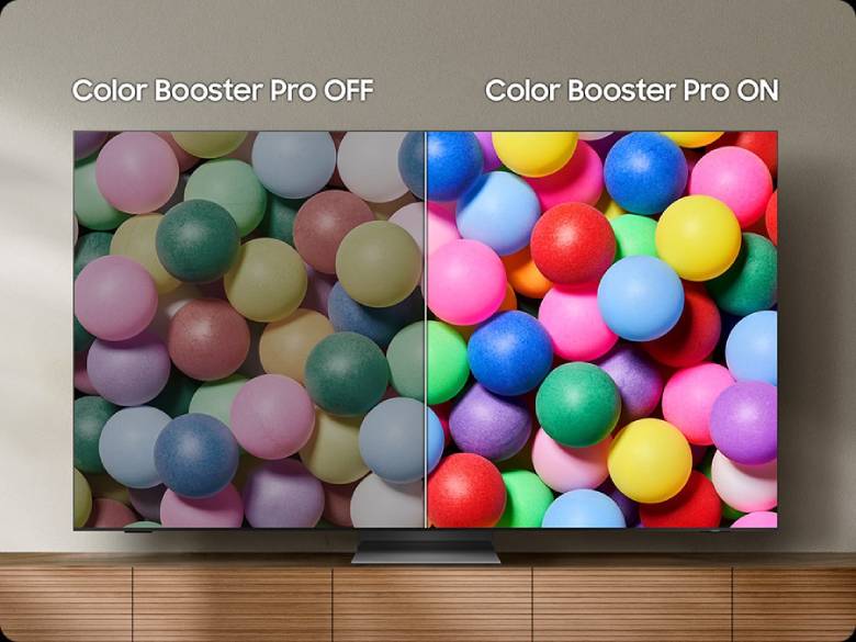 Smart Tivi Samsung QLED Vision AI 4K 75 inch QA75Q7FA - Công nghệ Color Booster Pro