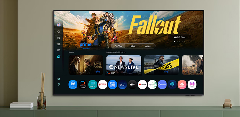 Hệ điều hành One UI Tizen - Smart Tivi Samsung QLED 4K Vision AI 65 inch QA65Q8FA