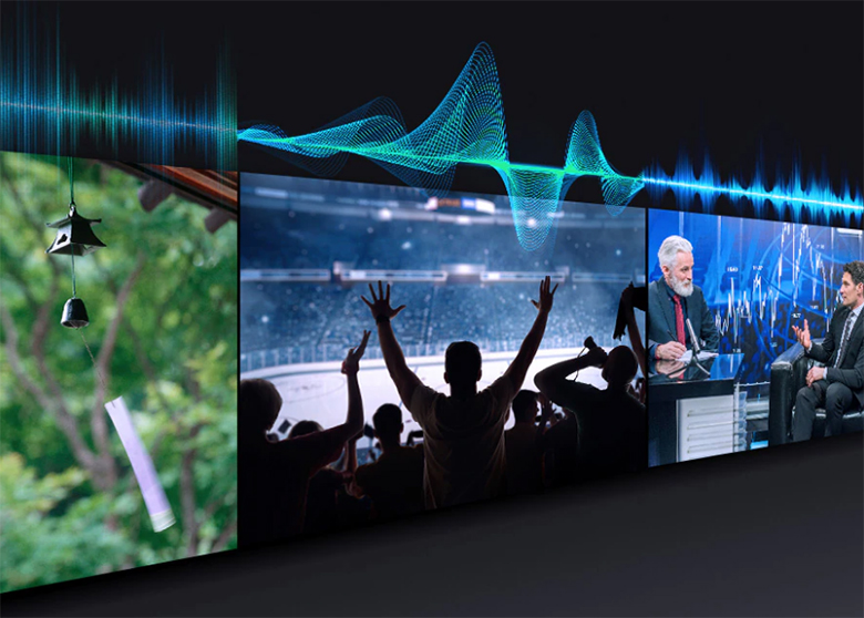Tối ưu âm thanh phù hợp - Smart Tivi Samsung QLED 4K Vision AI 65 inch QA65Q8FA