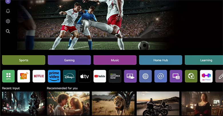 Hệ điều hành WebOS - Smart Tivi QNED LG AI 4K 55 inch 55QNED70ASA