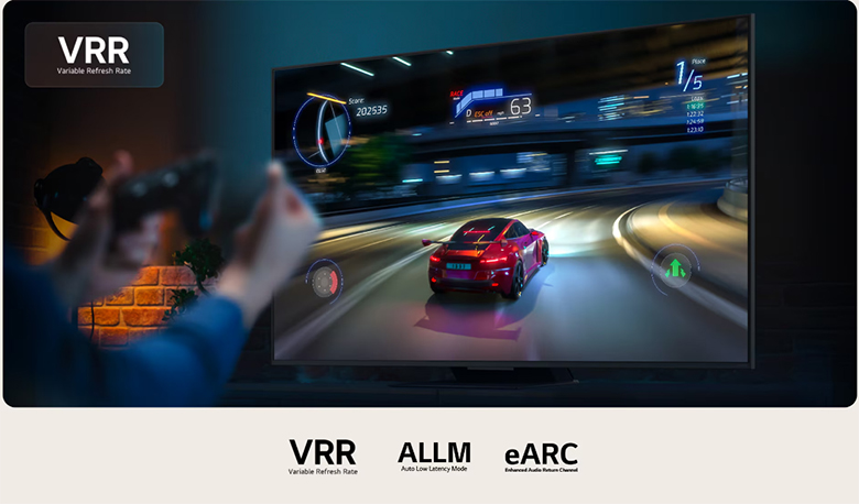 Trải nghiệm chơi game thú vị - Smart Tivi QNED LG AI 4K 55 inch 55QNED70ASA