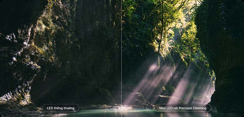 Smart Tivi QNED LG AI 4K 55 inch 55QNED86BSA - Mini LED với Precision Dimming