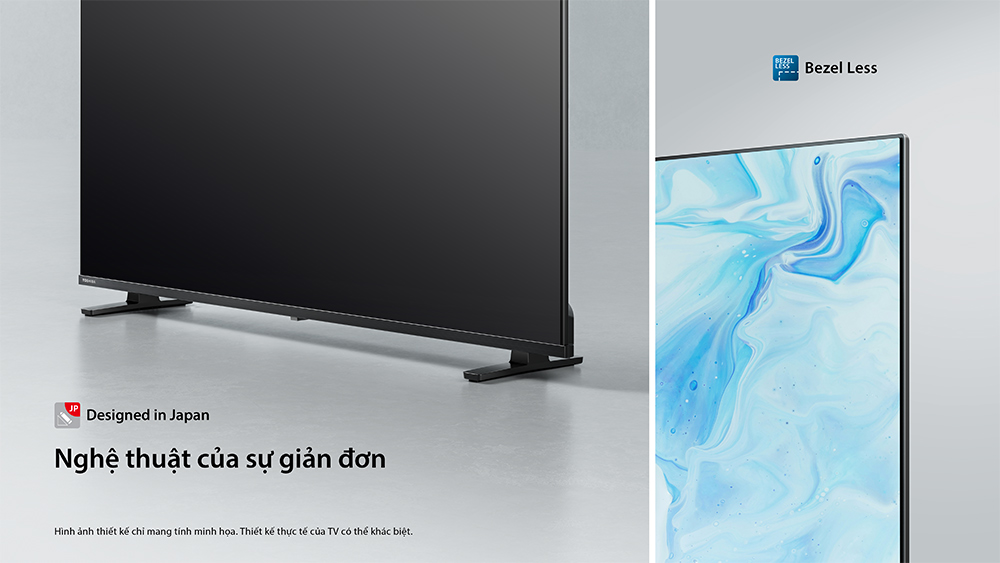 Thiết kế tối giản Tivi Toshiba HD 32 Inch 32V35RP