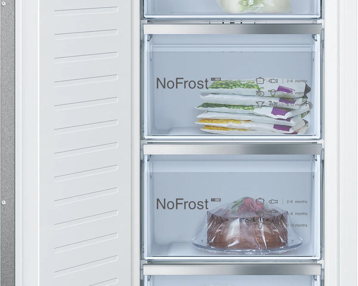 Tủ đông âm tủ Bosch Serie 6 NoFrost 212 lít GIN81ACE0 Xuất xứ Đức - Ngăn kéo rộng, dễ phân loại