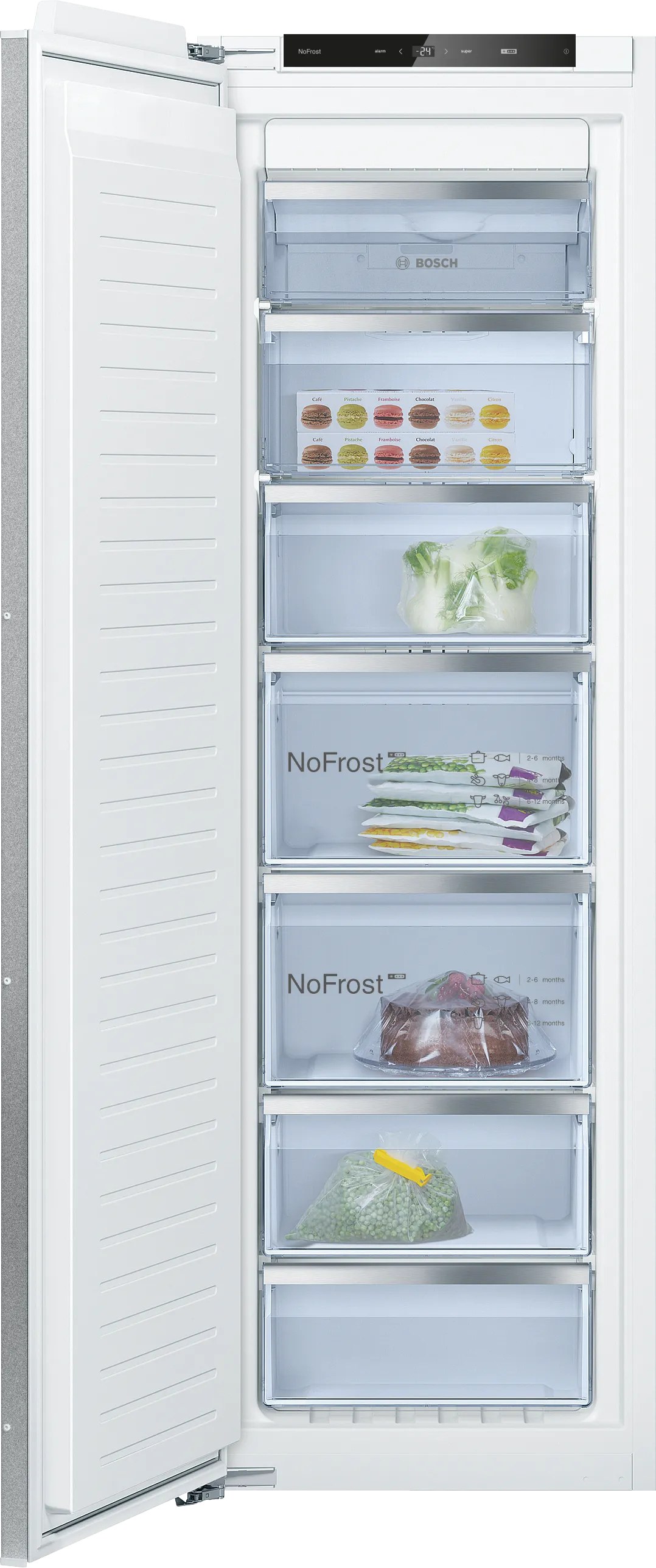 Tủ đông âm tủ Bosch Serie 6 NoFrost 212 lít GIN81ACE0 Xuất xứ Đức - NoFrost không đóng tuyết