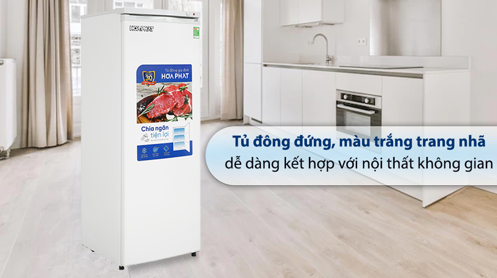 Tủ đông Hòa Phát 208 Lít HPF UAH6208 - Tổng quan thiết kế Tủ đông Hòa Phát 208 Lít HPF UAH6208 - Tổng quan thiết kế