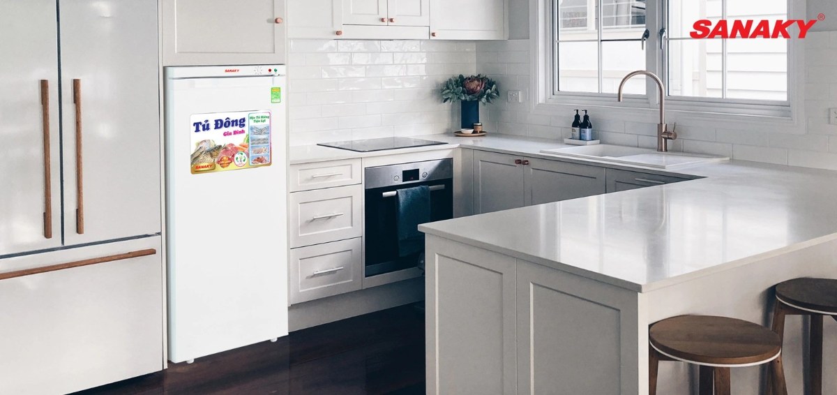 Tủ đông đứng Sanaky 150 lít VH-180VD - Mang đến khả năng vận hành tốt nhất cho tủ lạnh