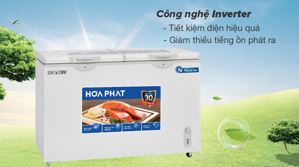 Tủ đông Hòa Phát Inverter 352 Lít HPF AD8352 - Công nghệ Inverter tiết kiệm điện, vận hành êm ái Tủ đông Hòa Phát Inverter 352 Lít HPF AD8352 - Công nghệ Inverter tiết kiệm điện, vận hành êm ái