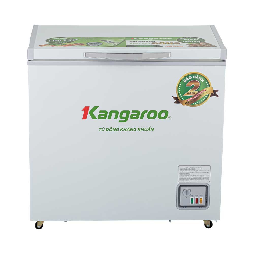 Tủ đông Kangaroo 140 lít KG265NC1 - Dàn lạnh bằng Đồng nguyên chất