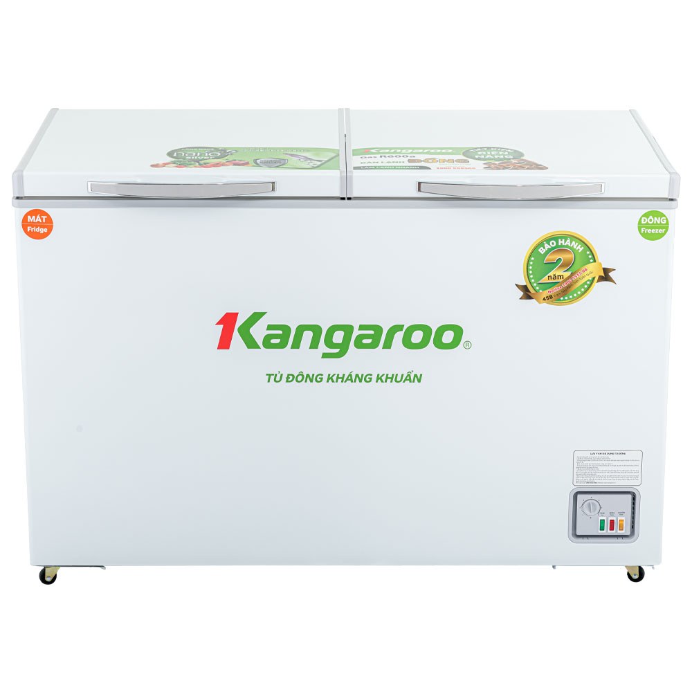 Tủ đông Kangaroo 252 lít KG398C2 - Dàn lạnh bằng Đồng nguyên chất